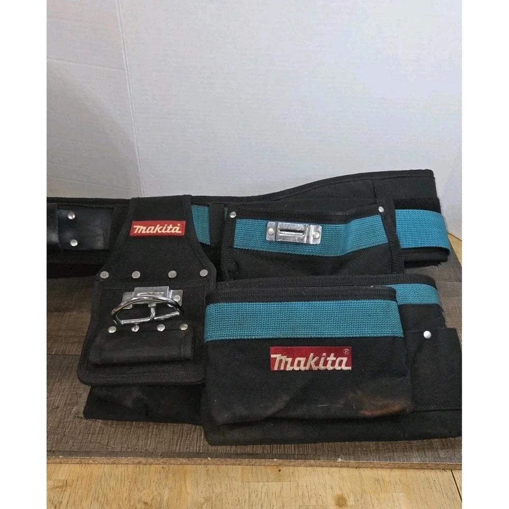Makita Heavy Duty Tool Belt With Back Supporting Belt Good Working Condition